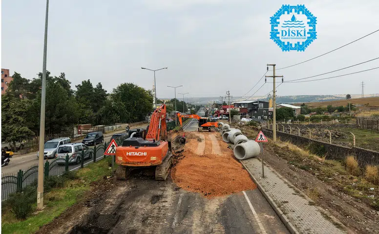 DİSKİ'den KPSS hamlesi: Diyarbakır'da kapalı olan yolda tek şerit açılacak