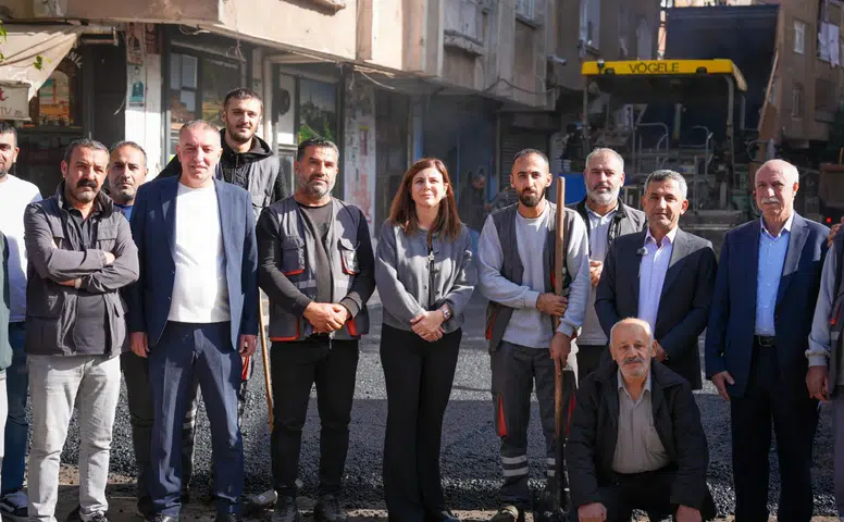 Diyarbakır'da üç caddede önemli çalışma: Eşbaşkanlar teftişte bulundu