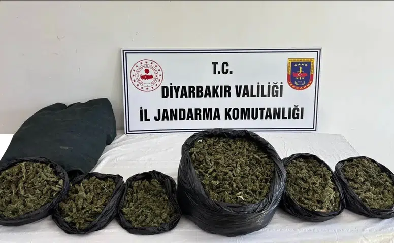 Diyarbakır'da uyuşturucu operasyonu: 41 kilo esrar ele geçirildi