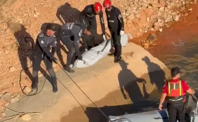 Çınar ilçesindeki baraj gölünde cansız bir erkek bedeni bulundu