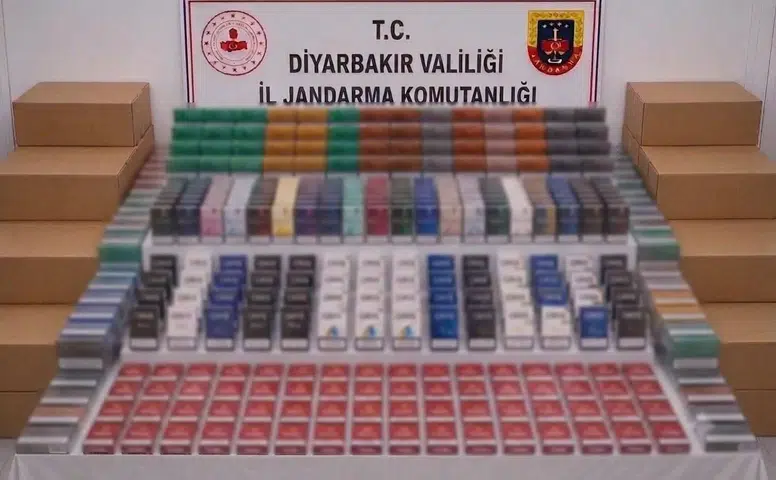 Diyarbakır genelinde düzenlenen operasyonlarda tonlarca kaçak ürün yakalandı
