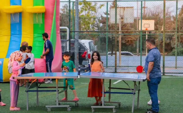 Yenişehir'de çocukların günü: Mehmed Uzun Parkı'nda spor ve sinema şöleni
