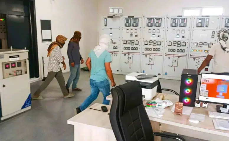 Trafo merkezine maskeli baskın: Güvenlik görevlisini etkisiz bıraktılar