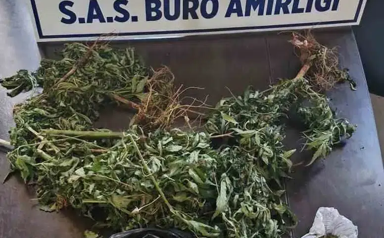 Diyarbakır Dicle'de polisten kaçan şüphelinin evinden uyuşturucu çıktı