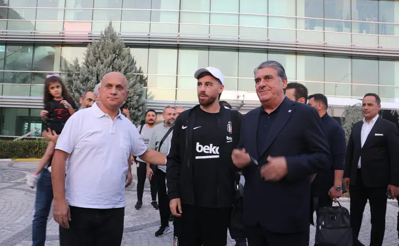 Beşiktaş Amedspor maçı için Diyarbakır'a iniş yaptı