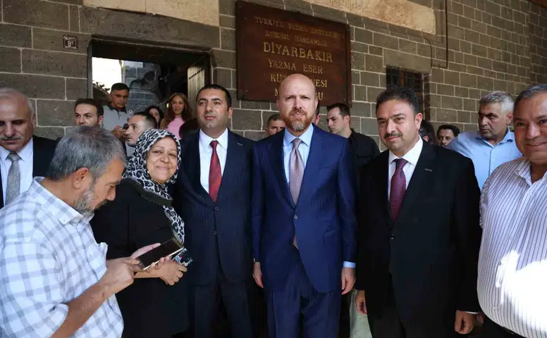 Bilal Erdoğan Diyarbakır ziyaretinde terörsüz Türkiye vurgusu yaptı