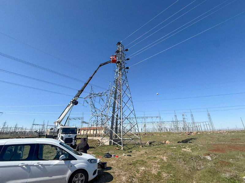 Enerji Hattında Teknik Bakım Yapıldı