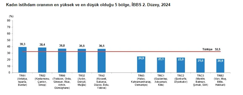 Tuik Verileri Kadinlarin Istihdam Oraninin Erkeklerin Yarisindan Daha Az