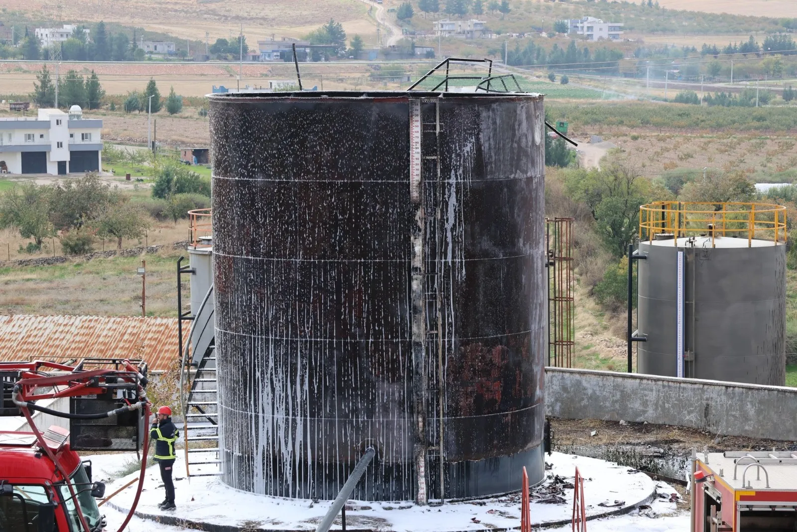 Siirt Kurtalan'daki petrol kampında çıkan yangın kontrol altına alındı