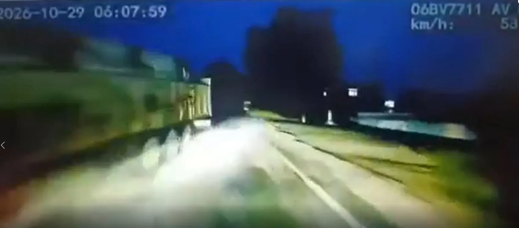 Şırnak Uludere'deki feci otobüs kazasının araç içi kamera görüntüleri ortaya çıktı
