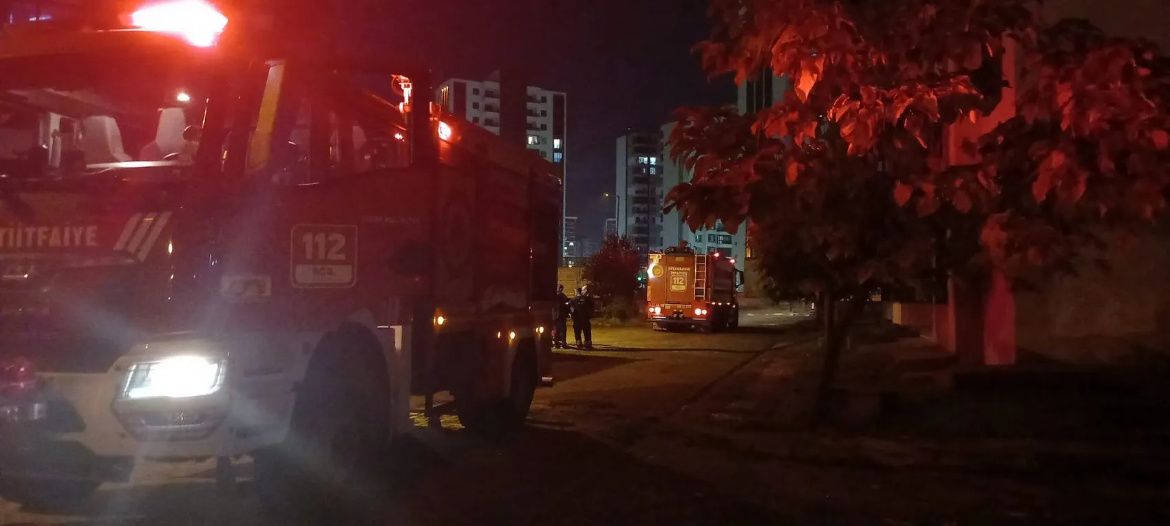 Diyarbakır'da apartman dairesinde korkutan yangın