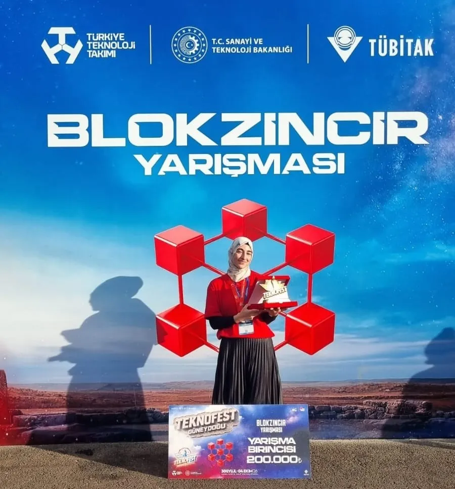 Mardinli yazılımcı Gazali TEKNOFEST’te Türkiye birincisi oldu