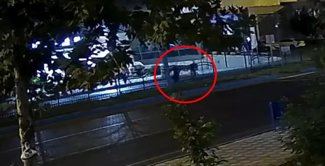 Batman'da yaya geçidinde yaşanan kaza güvenlik kamerasına yansıdı