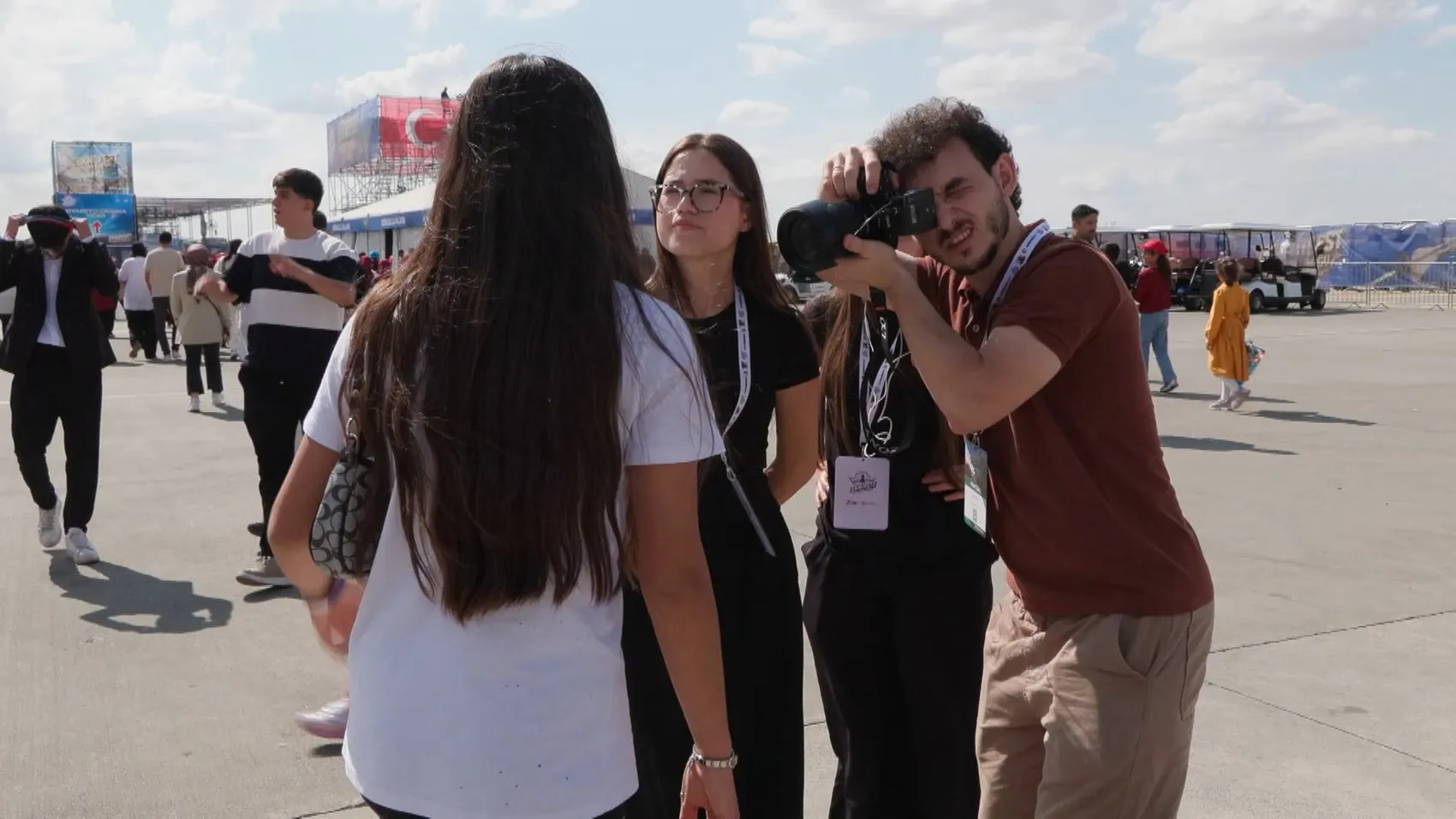 Genç muhabirler TEKNOFEST Şanlıurfa heyecanını sahada haberleştiriyor