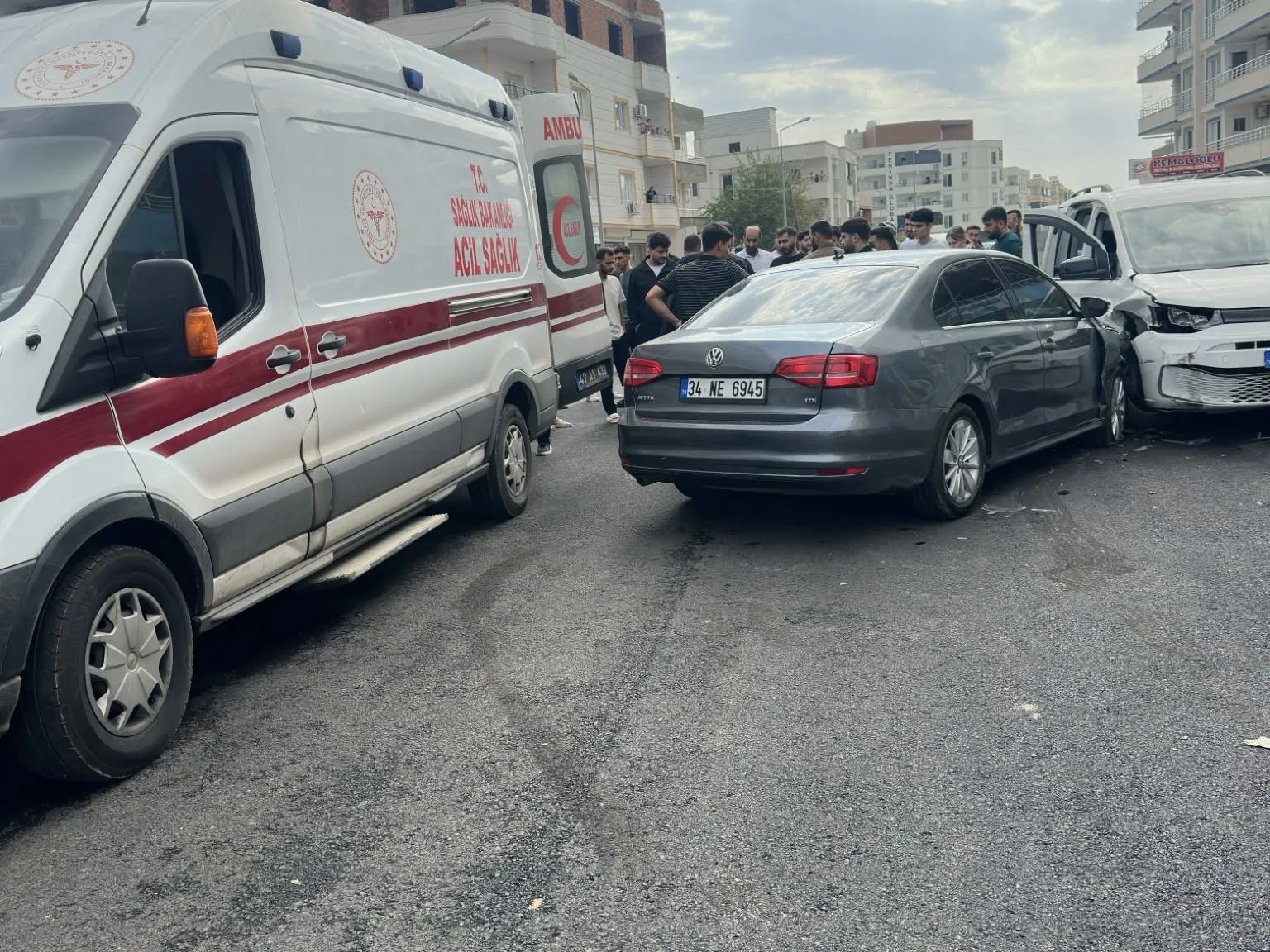 Nusaybin'de otomobilin çarptığı çocuk hastanelik oldu