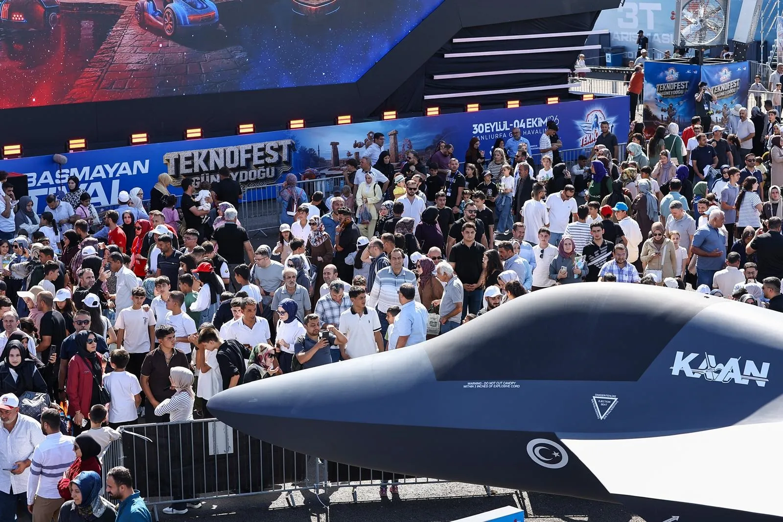 Şanlıurfa TEKNOFEST Güneydoğu 1,5 milyon ziyaretçiyle teknoloji tarihine geçti