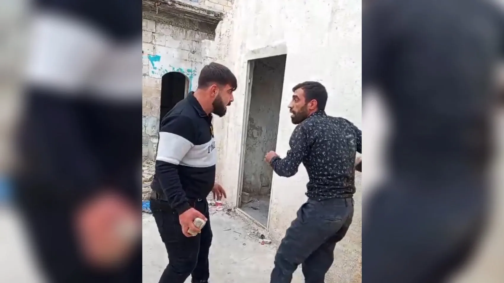 Şanlıurfa'da metruk binada dehşet anları kameraya yansıdı