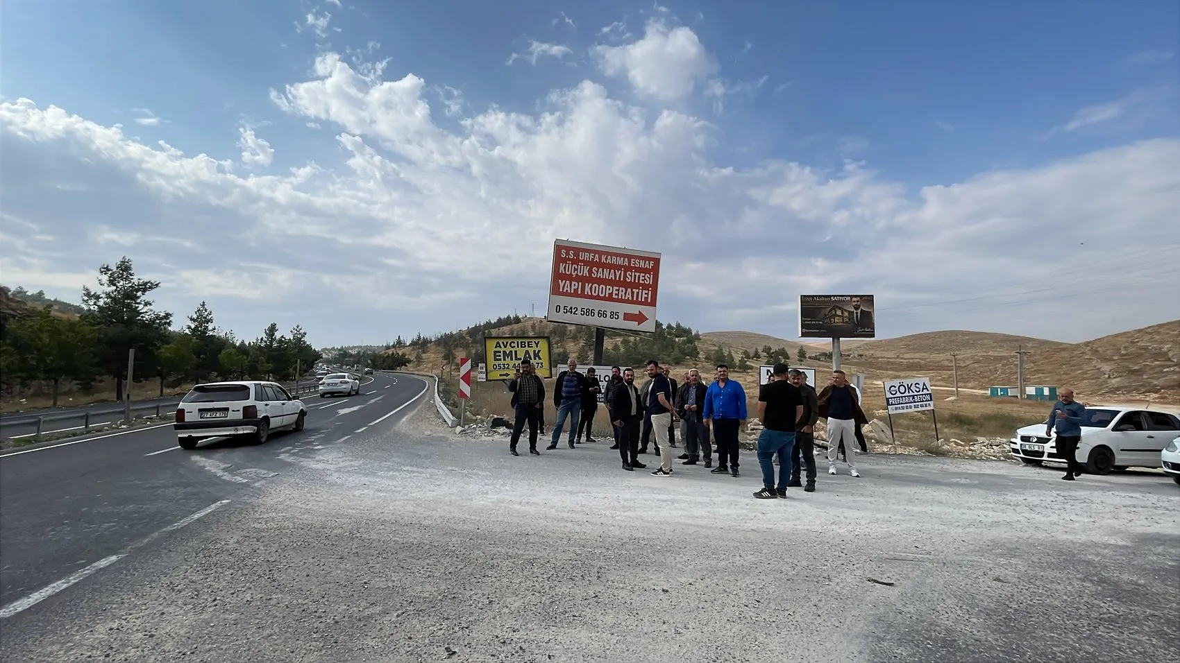 Şanlıurfa sanayi esnafı ana yol bağlantı noktasında kavşak düzenlemesi bekliyor