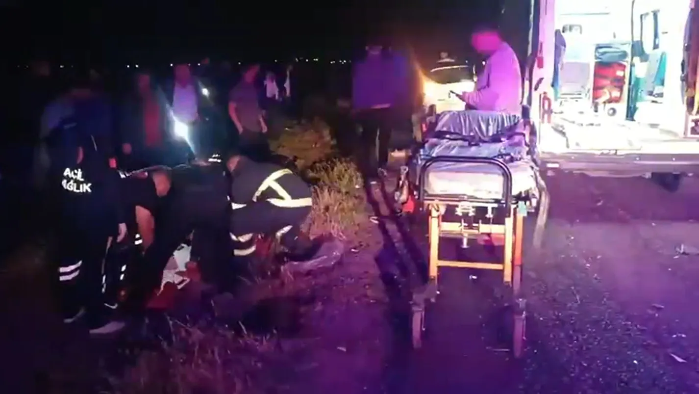Kızıltepe yolunda feci kaza bir genç hayatını kaybetti