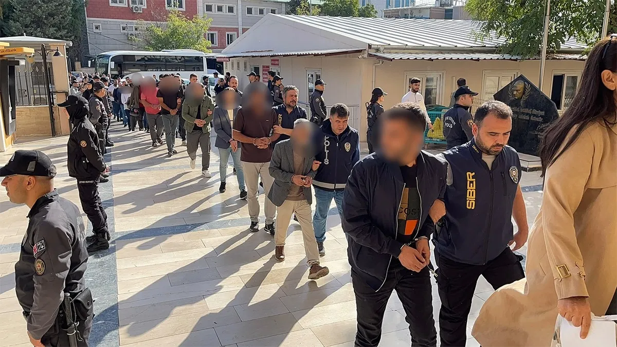Şanlıurfa merkezli yasa dışı bahis operasyonunda 22 kişi yakalandı