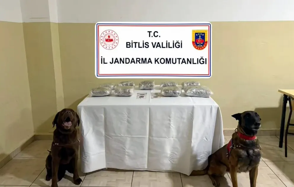 Bitlis merkez ve üç ilçede uyuşturucu operasyonu: 13 kişi tutuklandı