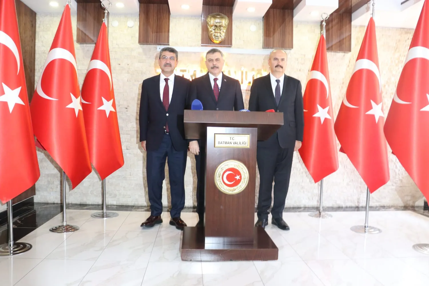 İçişleri Bakanı Çiftçi Terörsüz Türkiye Hedefini Batman'da Valilerle Görüştü