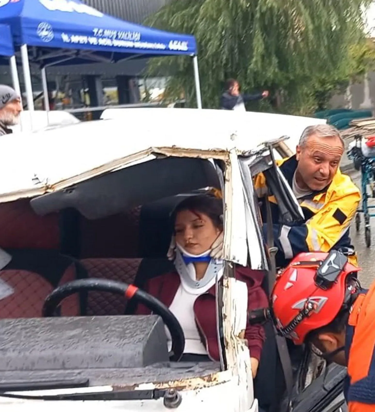 Muş'ta ekipler trafik kazası senaryosuyla sahaya indi