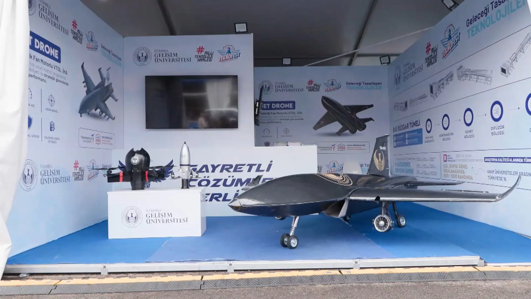 İstanbul Gelişim Üniversitesi JetDrone ile TEKNOFEST sahnesinde dikkatleri üzerine çekti