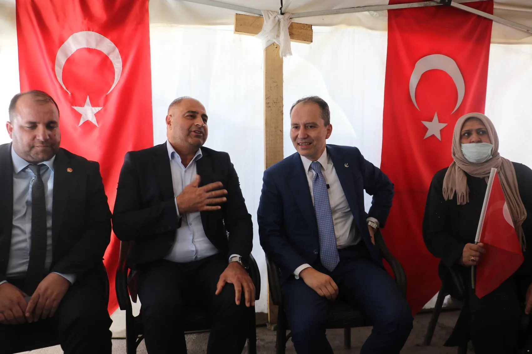 Fatih Erbakan Diyarbakır'da ana dil ve terörsüz Türkiye süreci hakkında konuştu