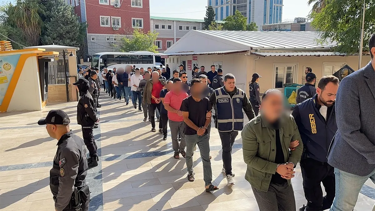 Şanlıurfa merkezli yasa dışı bahis operasyonunda 22 kişi yakalandı