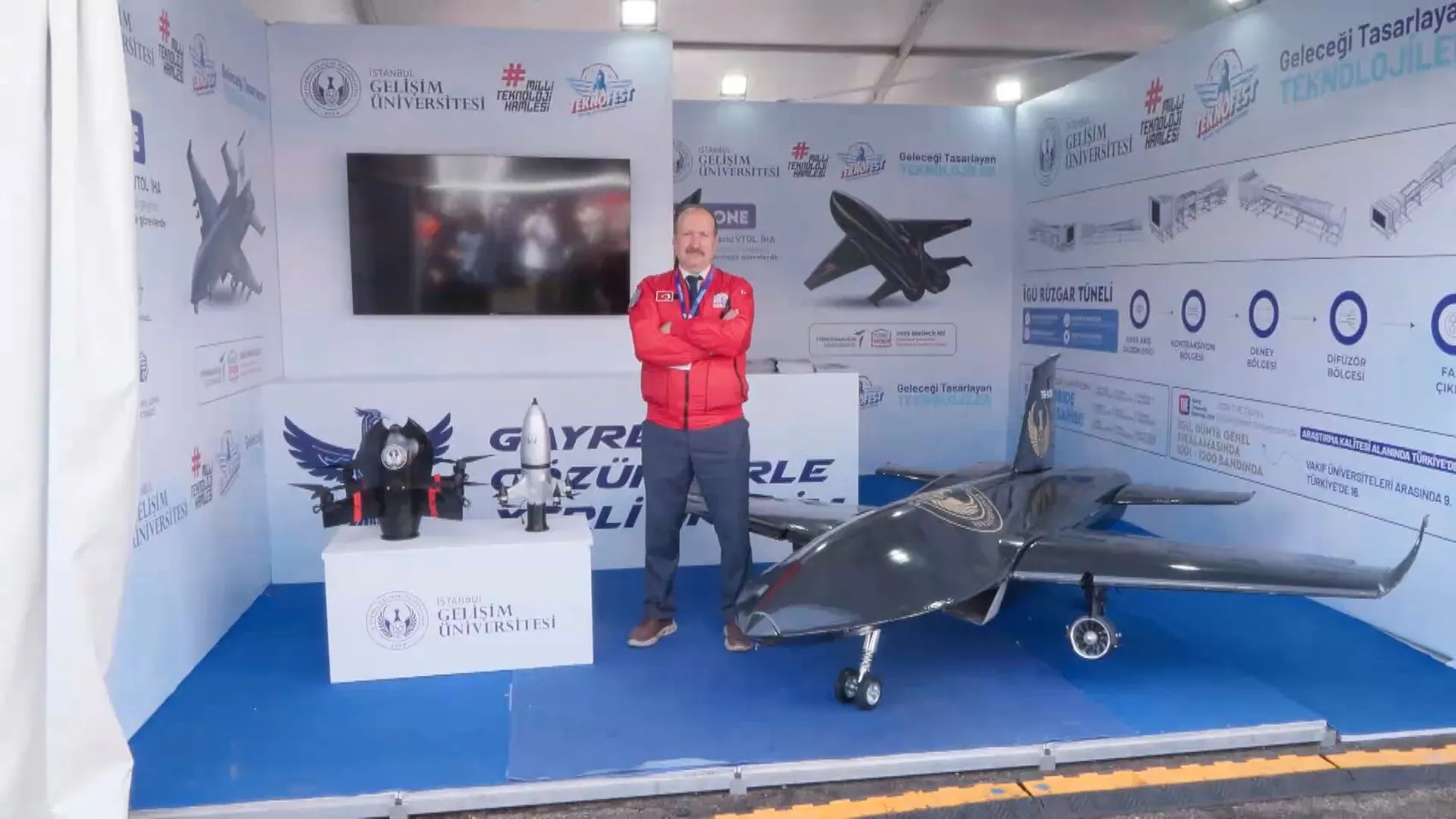 İstanbul Gelişim Üniversitesi JetDrone ile TEKNOFEST sahnesinde dikkatleri üzerine çekti