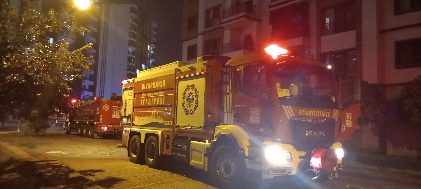 Diyarbakır'da apartman dairesinde korkutan yangın