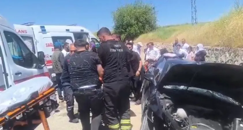 Batman yolunda kaza sonucu altı kişi yaralandı