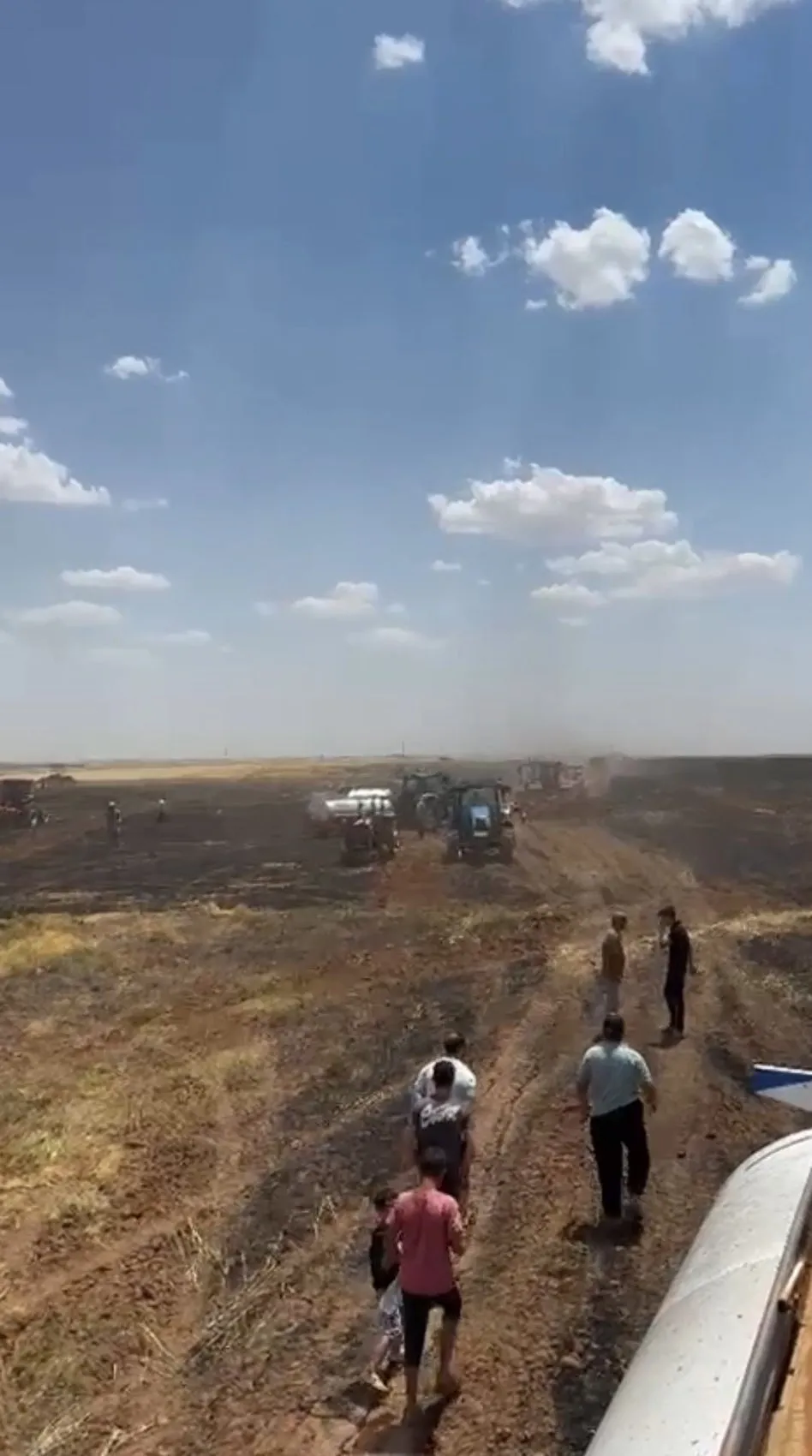 Mardin’de hasat mevsimi yangınla gölgelendi