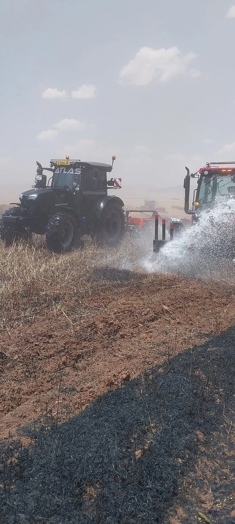 Mardin’de hasat mevsimi yangınla gölgelendi