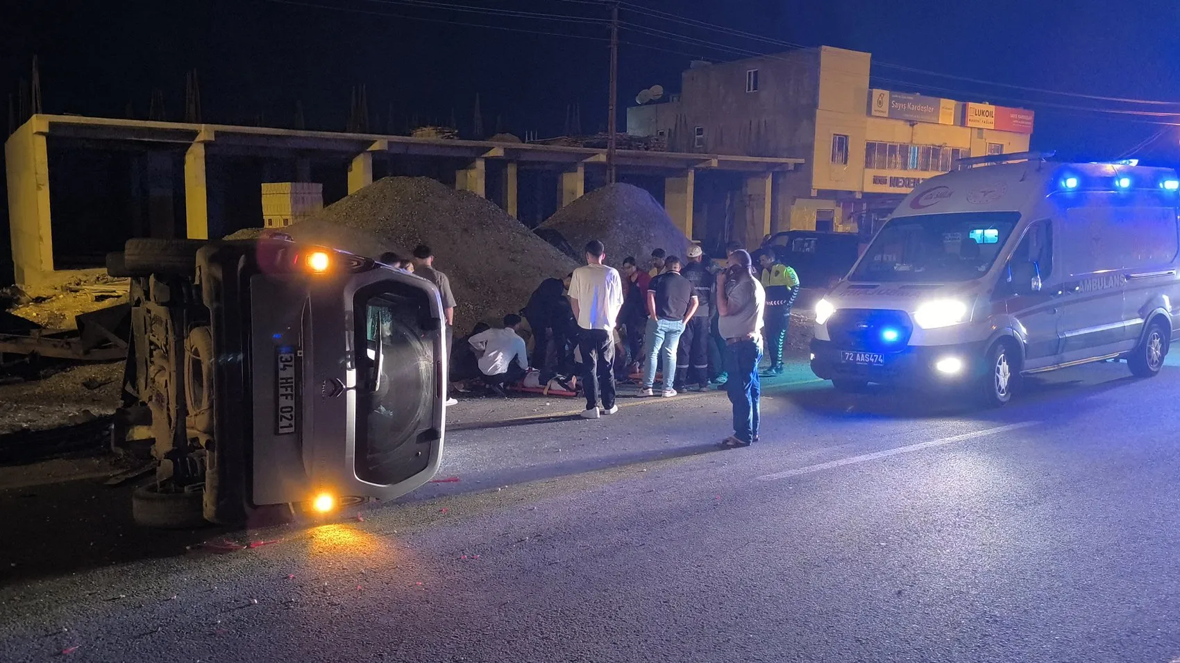 Batman'da düğün dönüşü kaza 6 kişi yaralandı