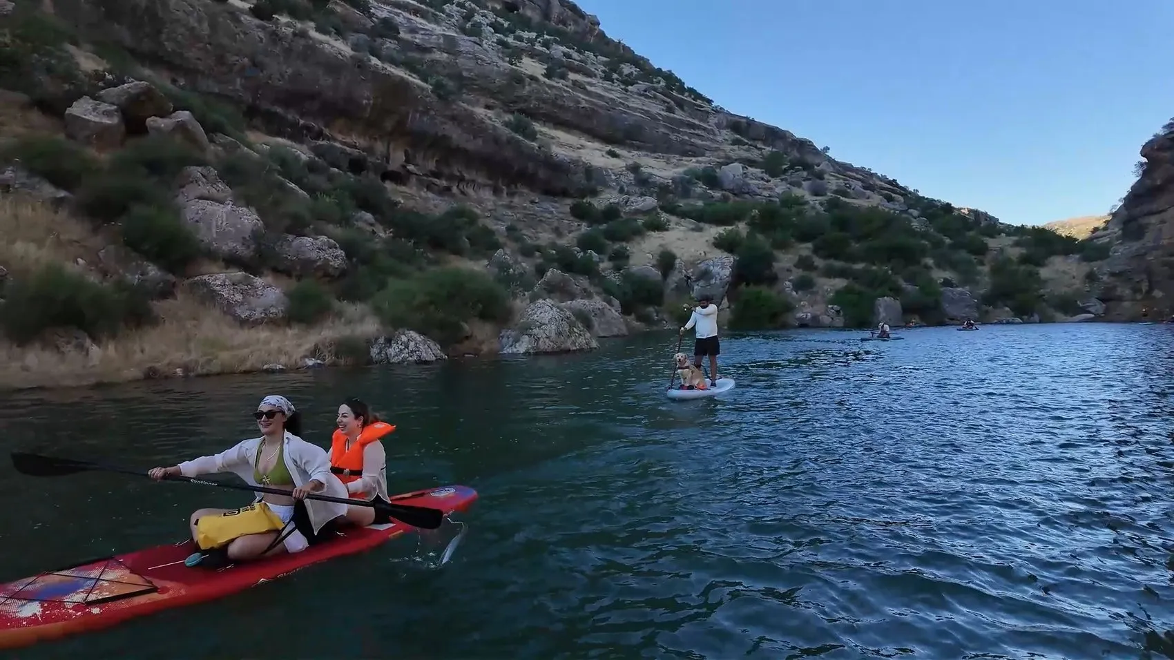 Takoran Vadisi su sporları tutkunlarını ağırladı