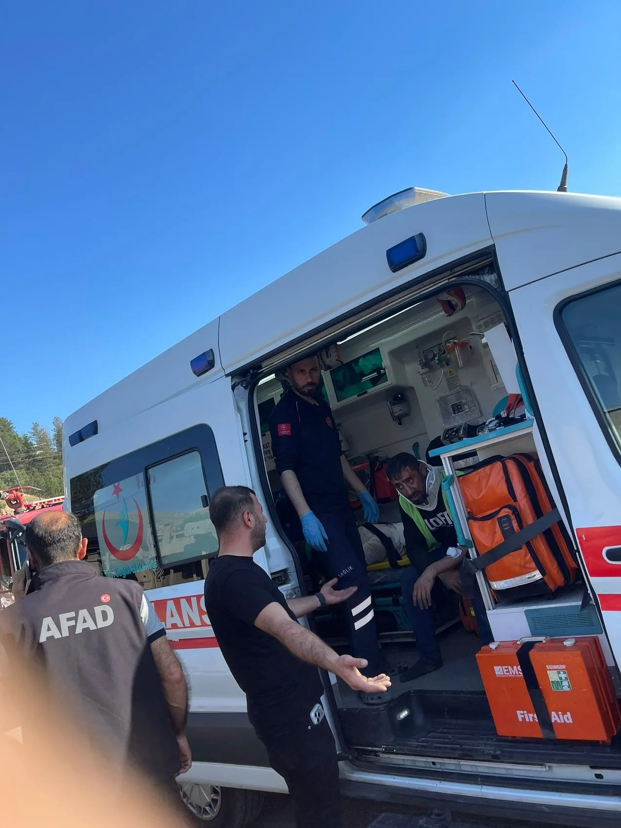 Siirt'te feci kaza 4 kişi hastaneye kaldırıldı