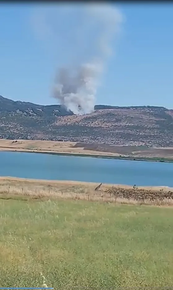 Silvan kırsalındaki ormanlık alanda çıkan yangın ekiplerin müdahalesiyle söndürüldü