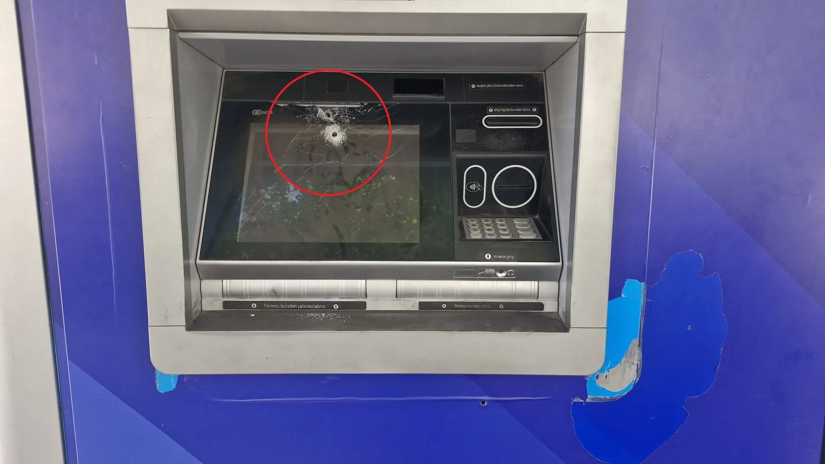 Diyarbakırda gece yarısı ATM saldırısı