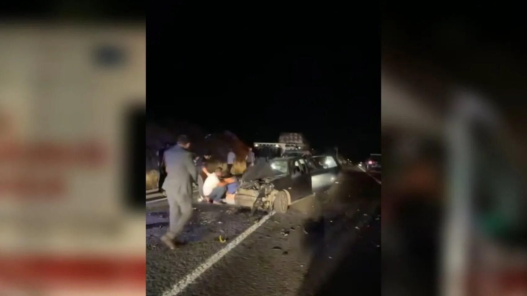 Şanlıurfa yolunda feci kaza 2 ölü ve 8 yaralı