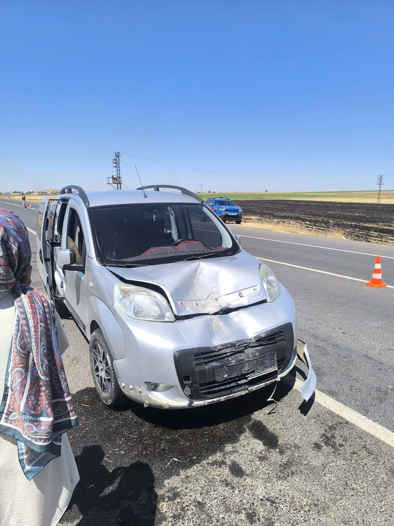 Kızıltepe’de motosiklet kazası 1,5 yaşındaki bebek ağır yaralandı