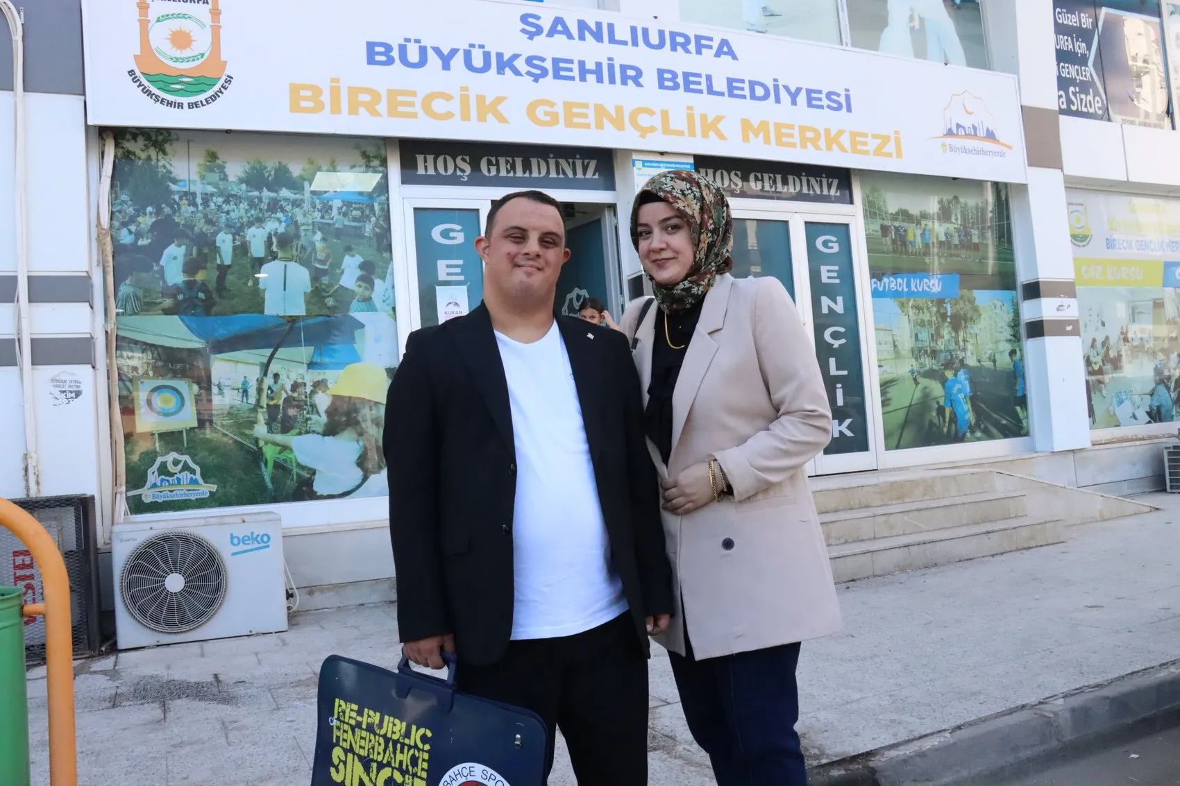 Birecikli İbrahim spor ve sanatla hayata tutundu