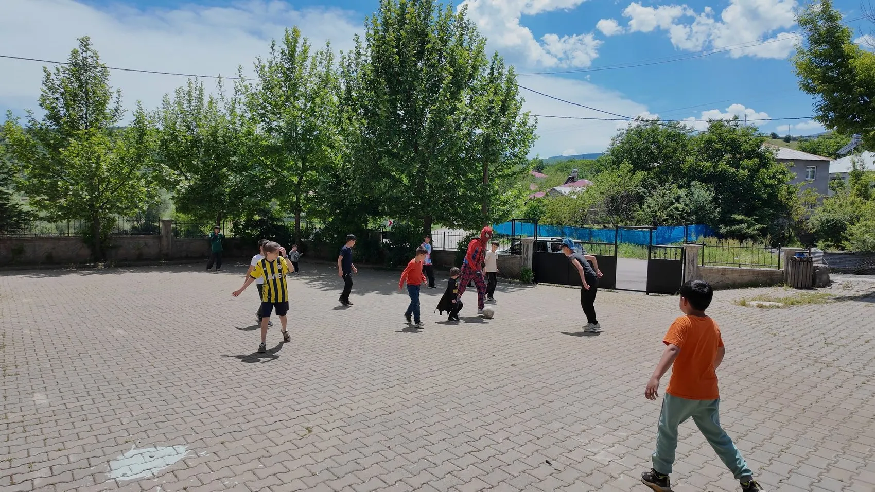 Bingöl’ün köy yollarında bir Örümcek Adam