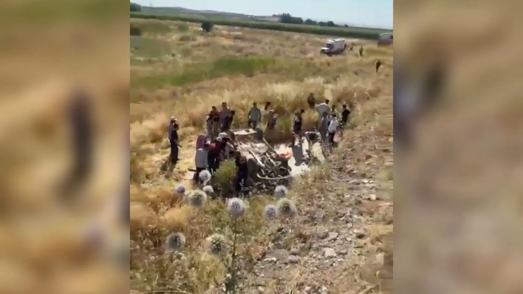 Bozova yolunda feci kaza 1 kişi hayatını kaybetti