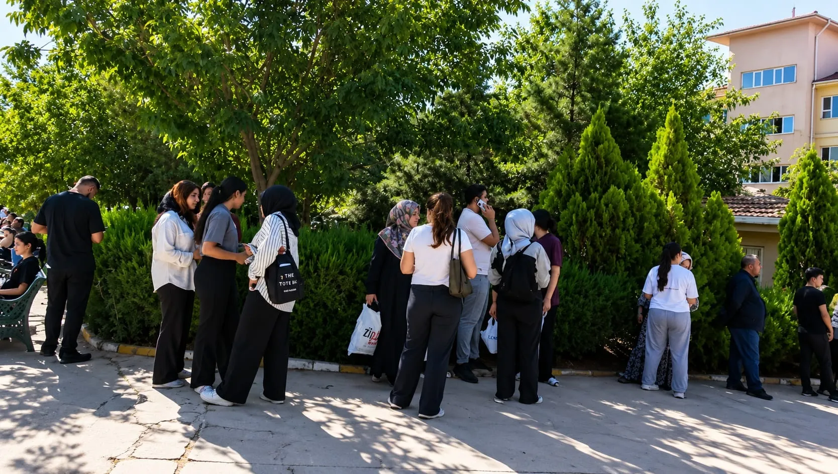 Şanlıurfa’da sınava yetişemeyen öğrencilerin imdadına polis koştu