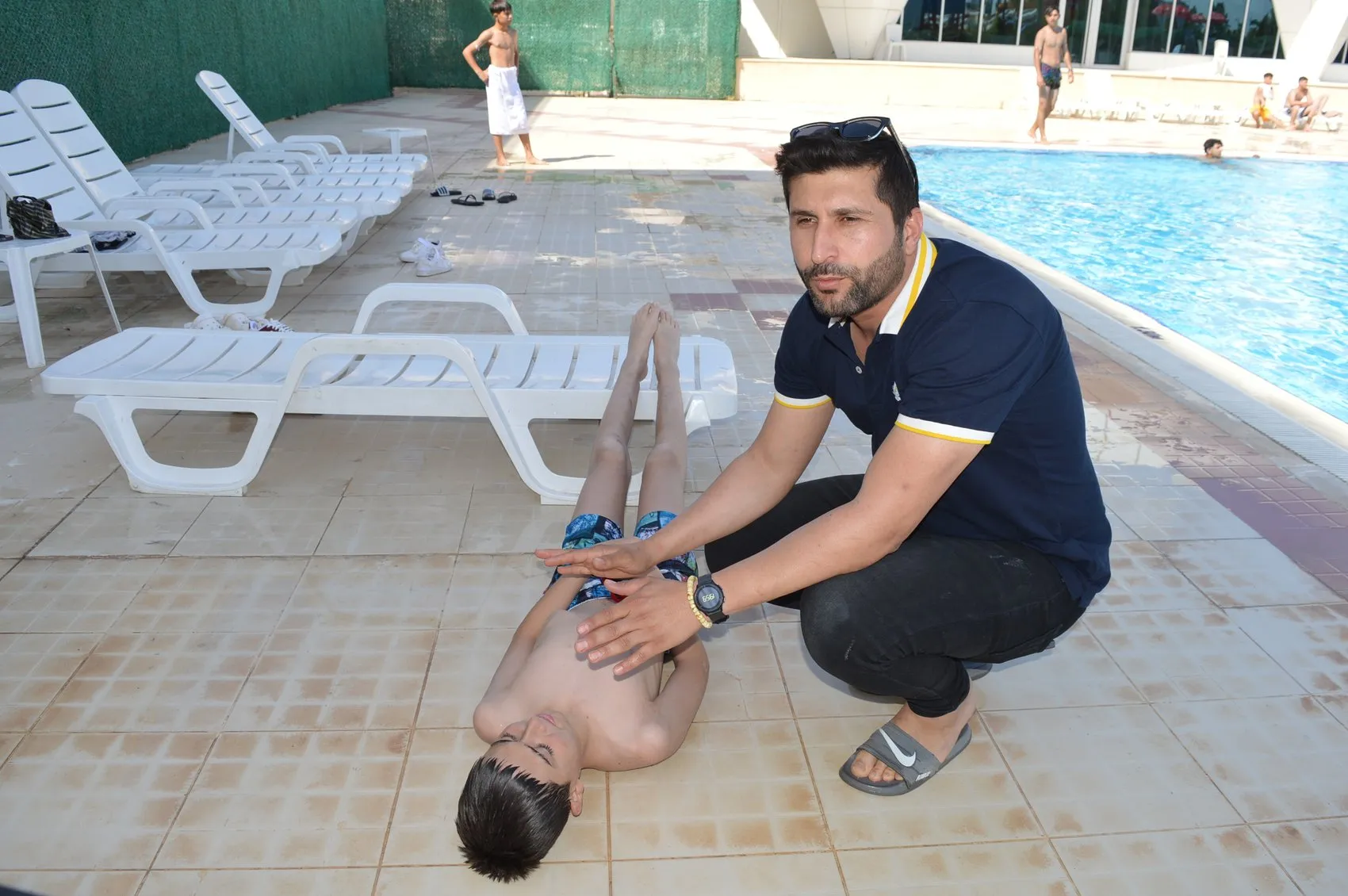 Mardin'de serinlemek isterken hayatınızı riske atmayın