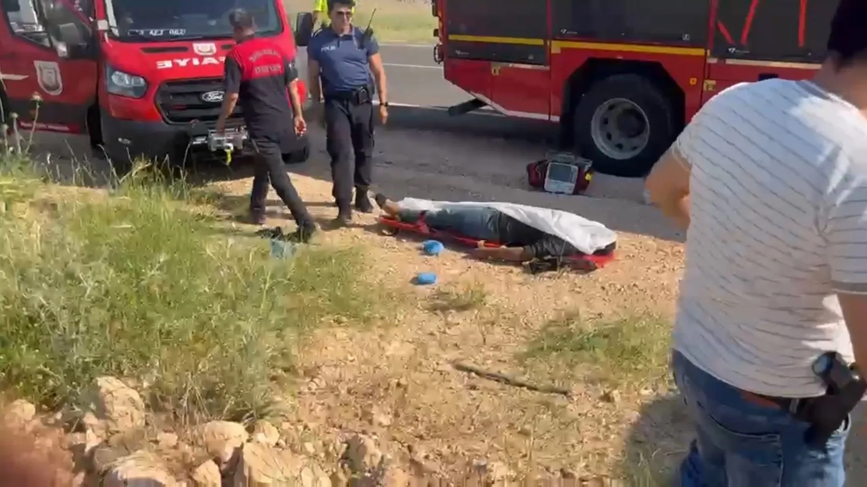Şanlıurfa yolunda feci kaza 2 kişi hayatını kaybetti