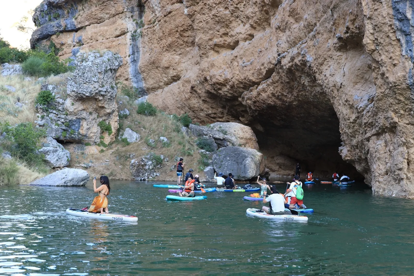 Takoran Vadisi su sporları tutkunlarını ağırladı
