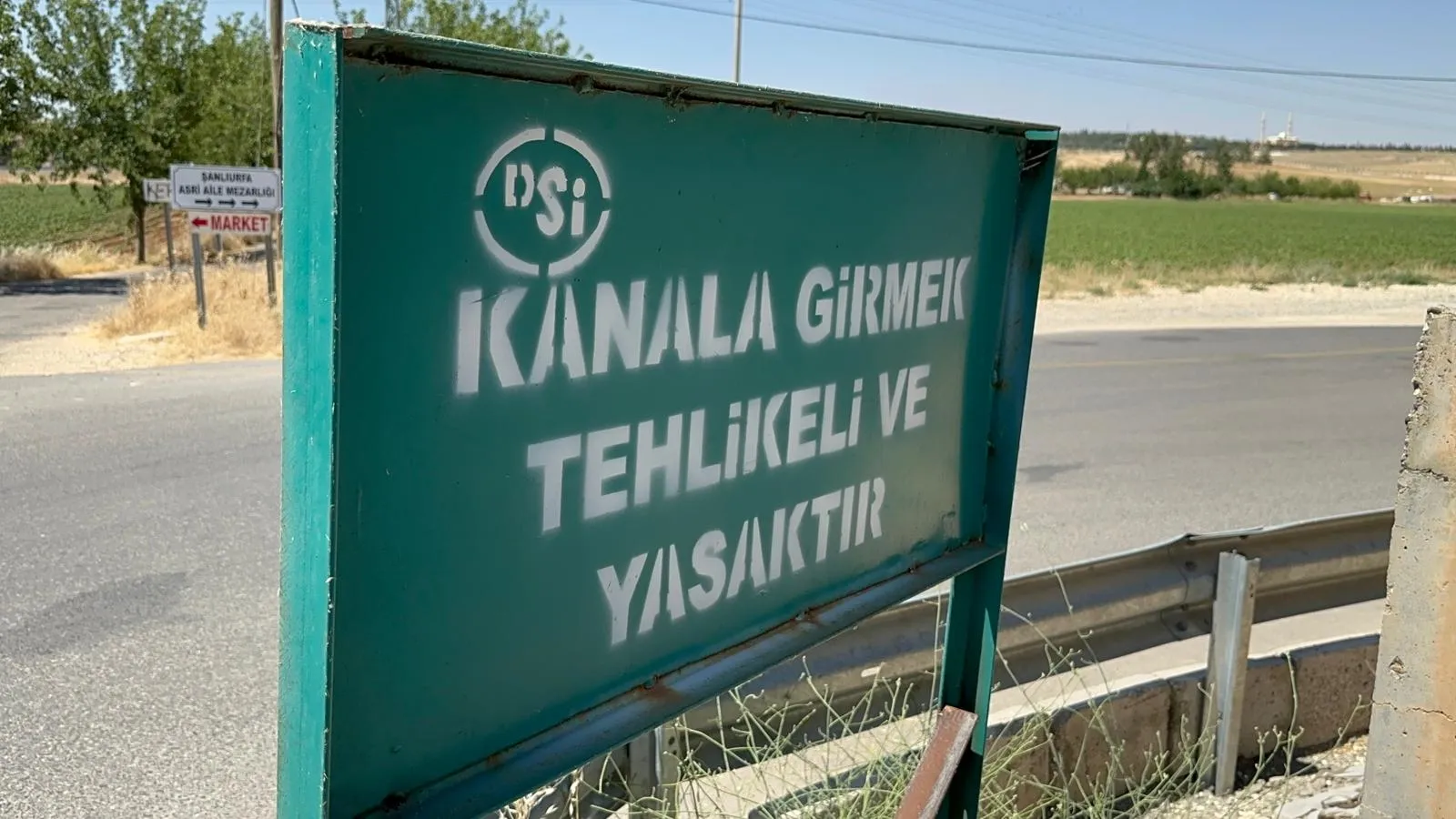 Şanlıurfa'da sulama kanalında korkutan ihbar